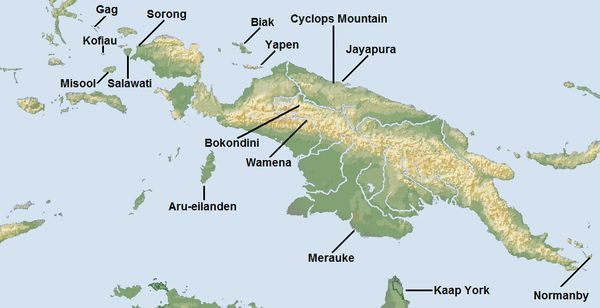 Map of Kofiau