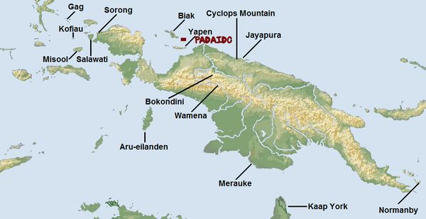 Map of Padaido